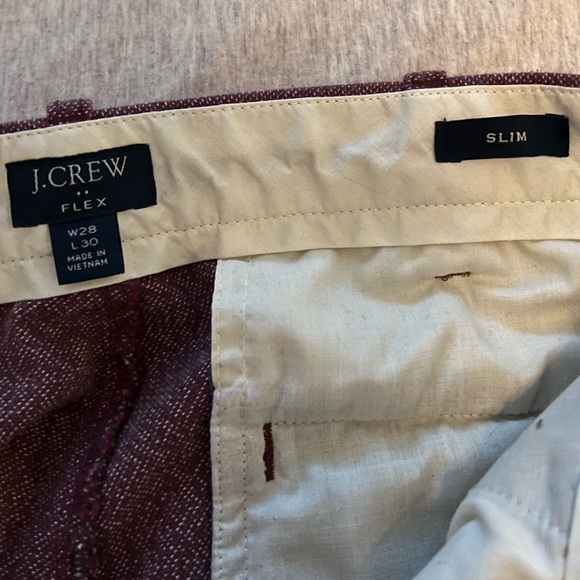 J. Crew Mens 28x30 Slim Flex Stretch Chino Pants - Picture 3 of 3